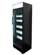 REFRIGERATOR 1 GLASS DOOR BLACK WITH LIGHT BOX SVE-450 BLC, image 3