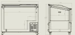 CHEST FREEZER GLASS COVER 297 L, image 2
