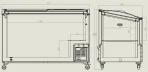 CHEST FREEZER GLASS COVER 397 L, image 2