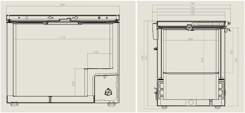 CHEST FREEZER SS COVER 305 L, image 2