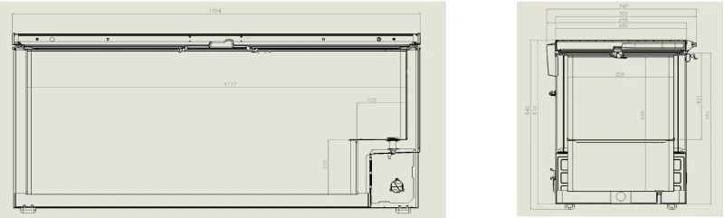 CHEST FREEZER SS COVER 635 L, image 2
