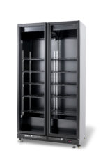 REFRIGERATOR 2 GLASS DOORS BLACK NAP-850 - Image 3