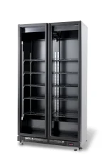 REFRIGERATOR 2 GLASS DOORS BLACK NAP-850, image 3