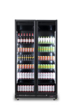 REFRIGERATOR 2 GLASS DOORS BLACK NAP-850 - Image 5