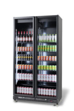 REFRIGERATOR 2 GLASS DOORS BLACK NAP-850 - Image 6