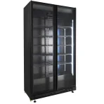 REFRIGERATOR 2 GLASS DOORS BLACK NAP-850, image 15