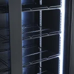 REFRIGERATOR 2 GLASS DOORS BLACK NAP-850, image 9