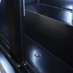 REFRIGERATOR 2 GLASS DOORS BLACK NAP-850 - Image 12