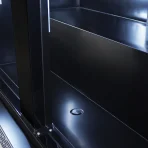 REFRIGERATOR 2 GLASS DOORS BLACK NAP-850, image 12