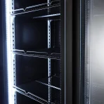 REFRIGERATOR 2 GLASS DOORS BLACK NAP-850, image 13