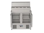 Proex 2 Door Topping Salad Prep Fridge 257L-PS200, image 5