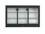 Proex BKB-335S Triple Sliding Glass Door Back Bar Cooler – 290L Black, image 5