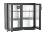 Proex BKB-235H Double Hinged Glass Door Back Bar Cooler – 170L Black, image 2