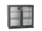Proex BKB-235H Double Hinged Glass Door Back Bar Cooler – 170L Black