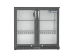 Proex BKB-235H Double Hinged Glass Door Back Bar Cooler – 170L Black, image 4