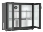 Proex BKB-235H Double Hinged Glass Door Back Bar Cooler – 170L Black, image 5