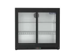 Proex BKB-235S Double Sliding Glass Door Back Bar Cooler – 170L Black, image 4