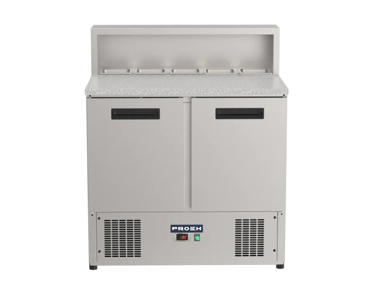 Proex PS900 2-Door Refrigerated Pizza Prep Counter – 240L, image 2