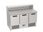 Proex PS903 3-Door Refrigerated Pizza Prep Counter – 368L, image 7