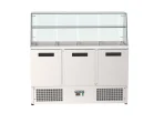 Proex S903SG 3-Door Refrigerated Salad Bar Counter with Glass Display – 368L, image 3
