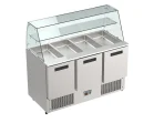 Proex S903SG 3-Door Refrigerated Salad Bar Counter with Glass Display – 368L, image 4