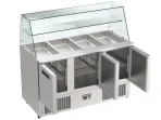 Proex S903SG 3-Door Refrigerated Salad Bar Counter with Glass Display – 368L, image 2