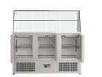 Proex S903SG 3-Door Refrigerated Salad Bar Counter with Glass Display – 368L, image 6