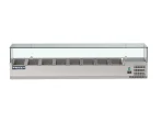 Proex VRX1800/330 Countertop Refrigerated Topping Unit with Glass Canopy – 8 × GN 1/4, image 3